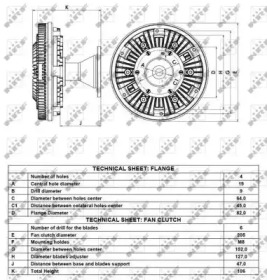 WILMINK GROUP wg1720849 -  Сцепление, вентилятор радиатора